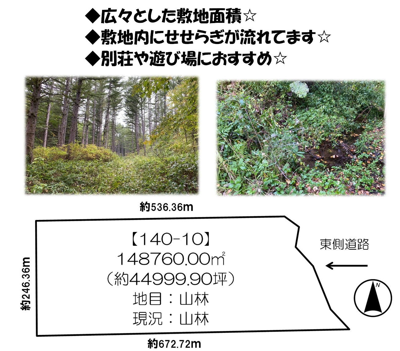 足寄郡足寄町中足寄の土地 間取り