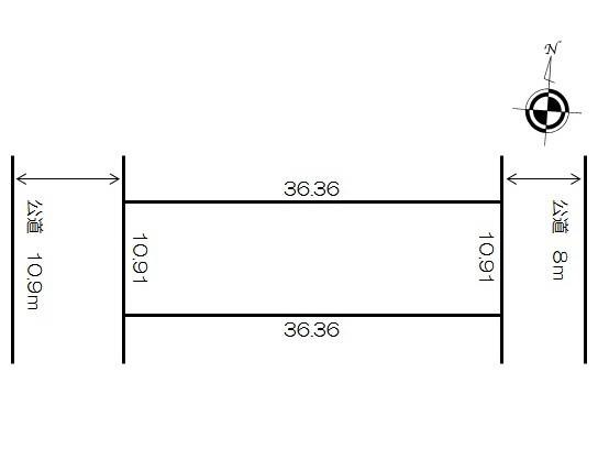 池田町旭町6　二面道路