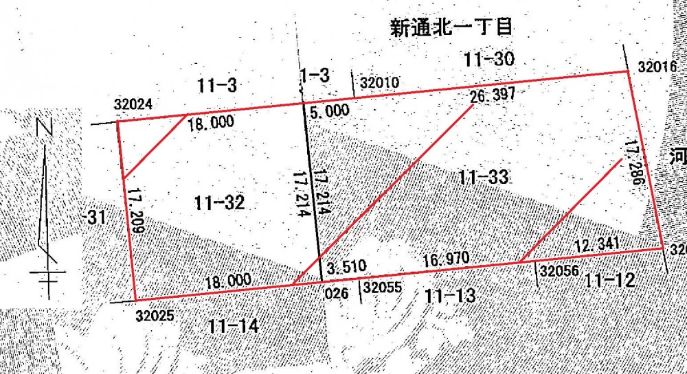 売地　音更町新通北1丁目11番地32外1筆 内観