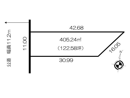 池田町旭町４　売土地 間取り