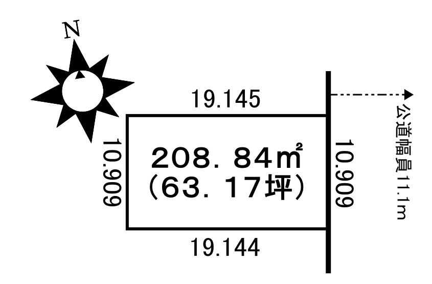 ※価格改定※足寄町北2-1　土地 間取り