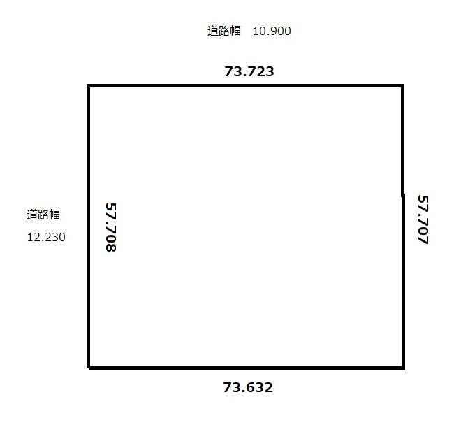 売地（中札内村）価格大幅値下 間取り