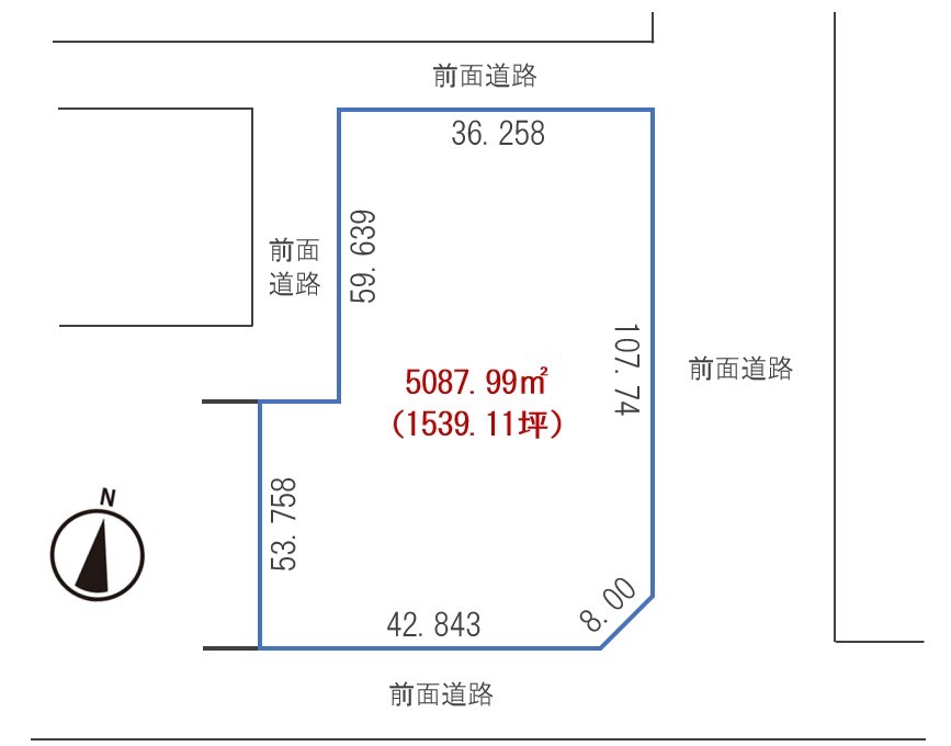 池田町利別西町　売土地 間取り