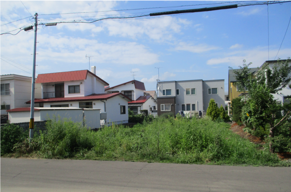 西20南5  売地　南道路（建築条件付）　