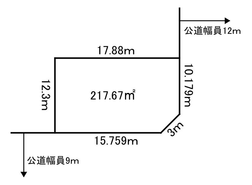※価格改定※足寄町南5＿売地 間取り