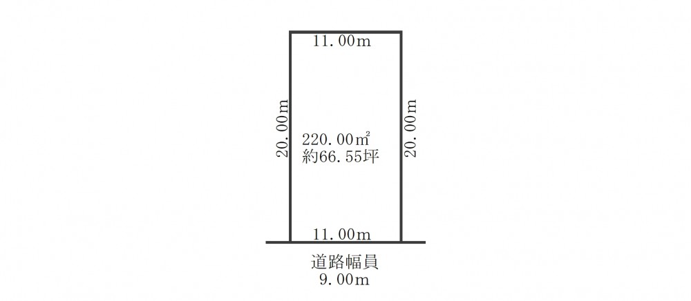 木野大通東14丁目売土地 間取り