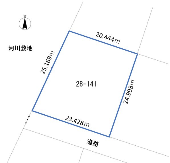 釧路市阿寒町中央3丁目　売土地 間取り
