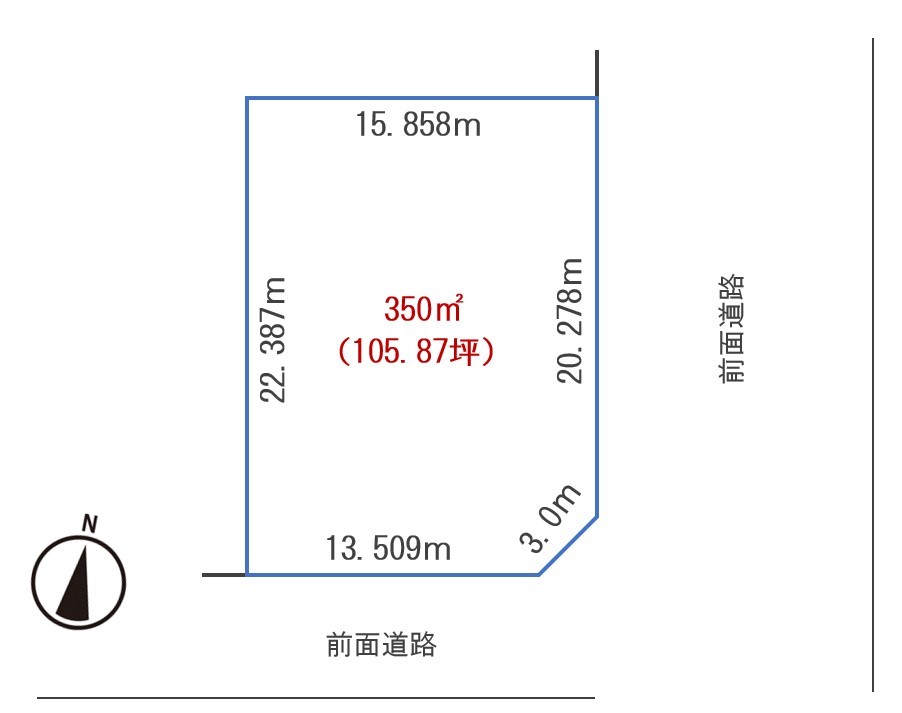 ※価格改定※　池田町清見　売土地 間取り