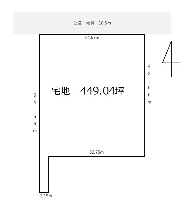 鹿追町東町　建築条件なし 間取り