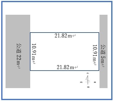 売土地　中川郡池田町字大通５丁目５番 間取り