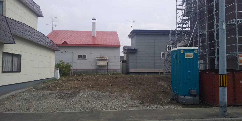 西19南2　建築条件付き売地 内観