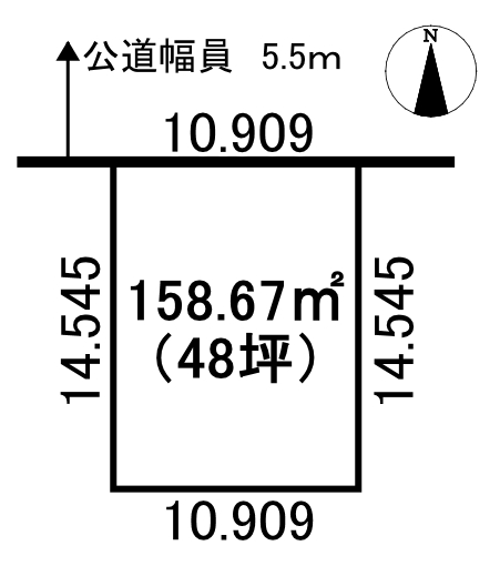 南鈴蘭北3＿土地 間取り