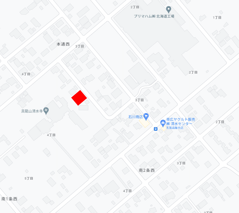清水町本通西四丁目　売土地 内観