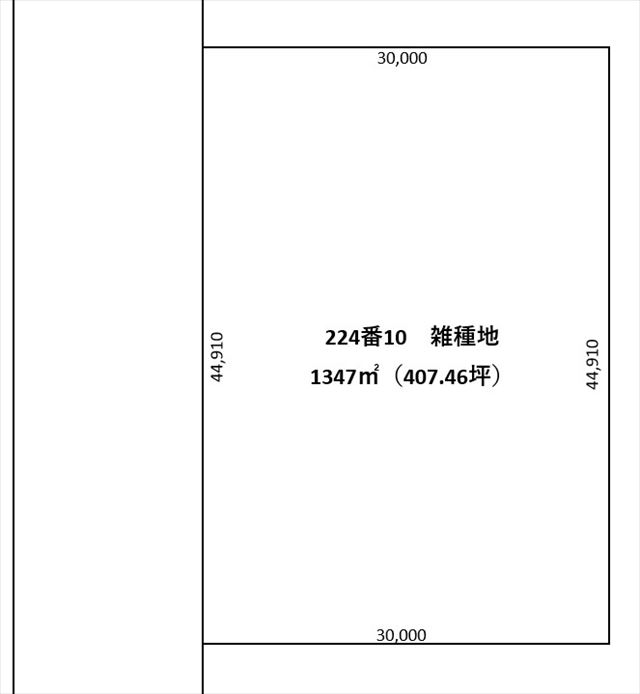 上士幌町字上士幌東一線224-10【売土地：407.47坪】 間取り