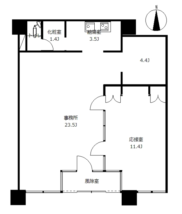 協和ハイム　売事務所（オーナーチェンジ） 間取り