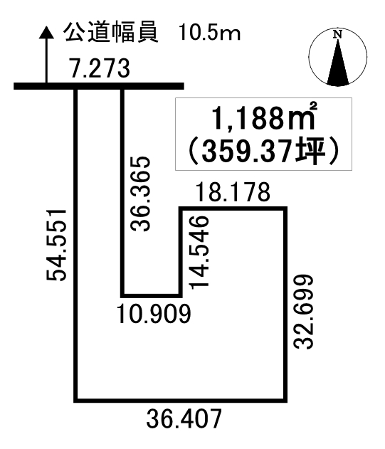 上士幌町＿土地 間取り