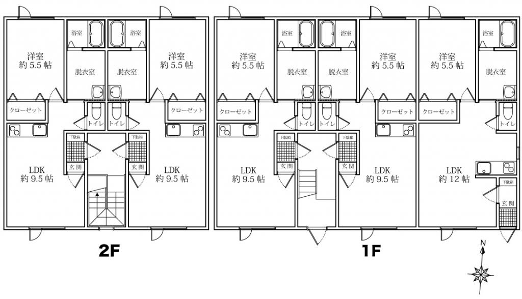 中鈴蘭南5丁目　コーポハピネス （想定利回11.82％）新オーナー様募集♪ 間取り