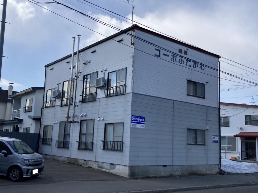 帯広市西１９条南１棟アパート 外観