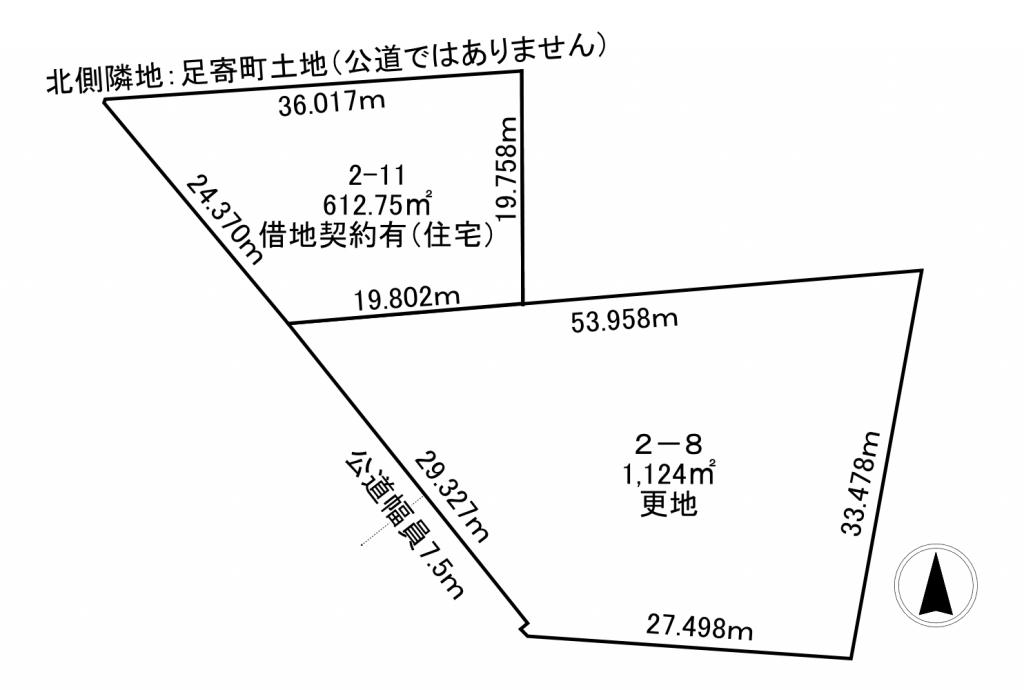 ※商談中※足寄町西町9＿売地 間取り