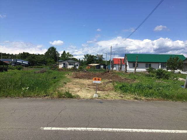 ※価格改定※新得町屈足柏町4丁目24番【売土地：107.998坪】 外観