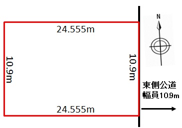 【価格改定】【帯広駅 徒歩10分・仲介料なし】西7南13　売土地 間取り
