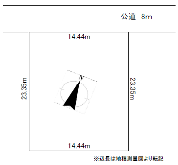 【価格交渉応相談】柳町仲区土地（商談中） 間取り
