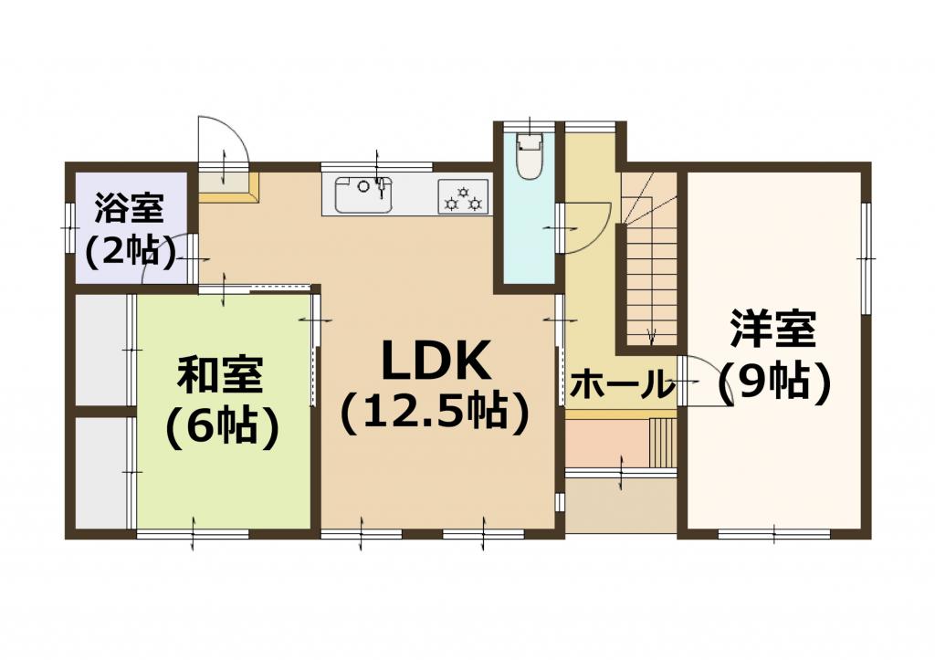 【中古住宅】音更町柳町仲区4番地2 内観