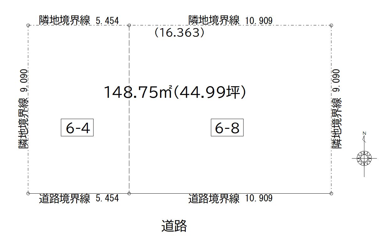 【仲介】中川郡本別町北4丁目6番4・6番8 間取り