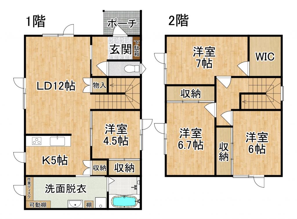 南の森西10＿新築住宅 間取り