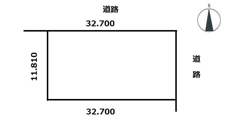 売地（帯広市大正町）価格応談 間取り