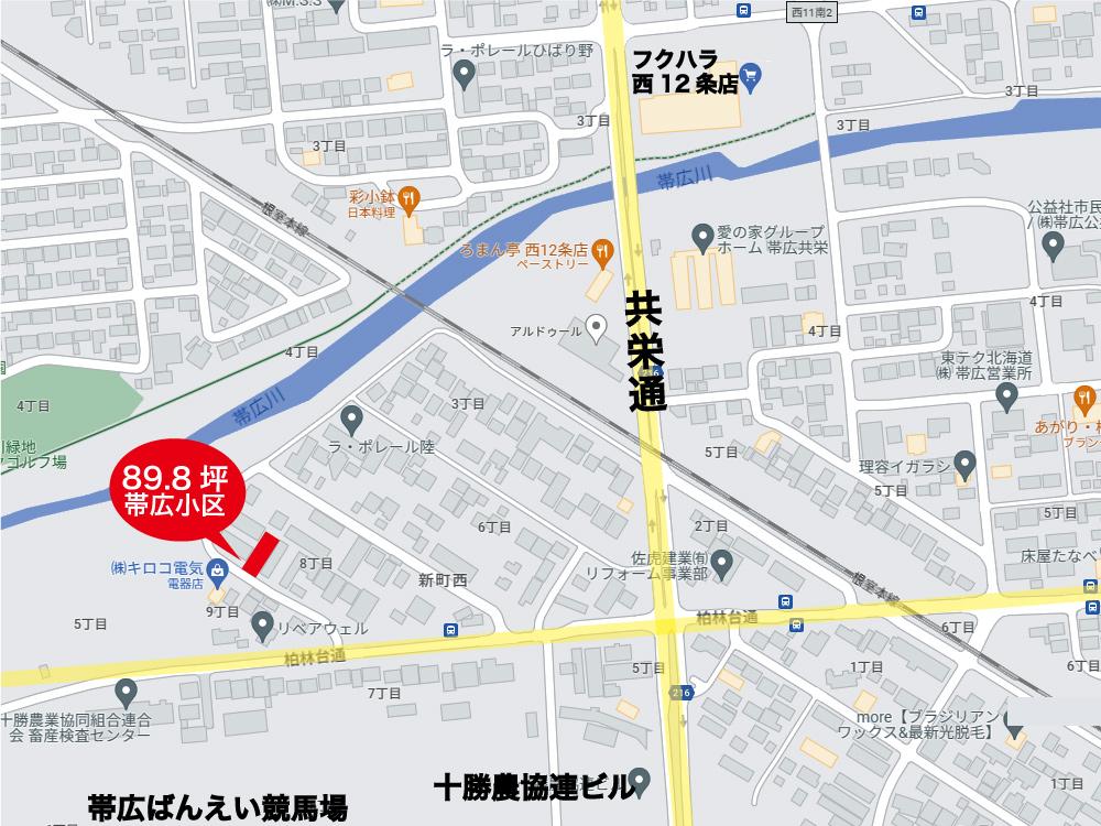 希少な帯広小区域！南西側道路約89坪！新町西8丁目 内観