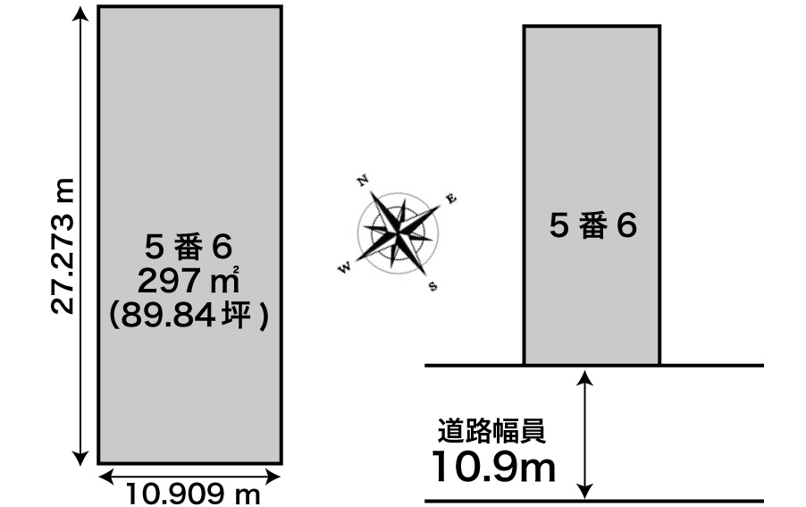 希少な帯広小区域！南西側道路約89坪！新町西8丁目 間取り