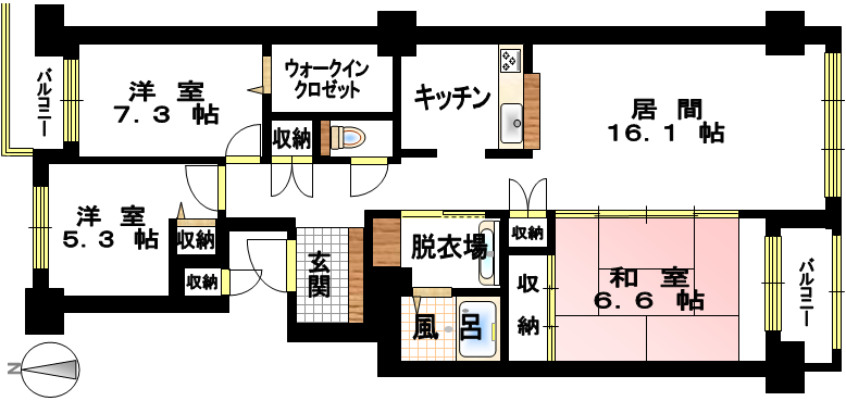 リブウェル大通！１０階！に物件が出ました！ 内観