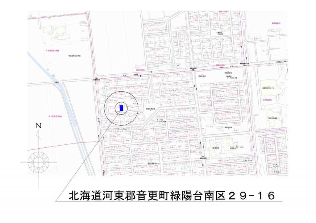 音更町緑陽台南区29番16売土地 内観