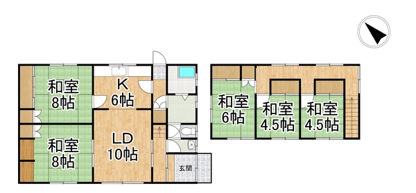 本別町栄町　中古戸建☆賃貸中☆ 間取り