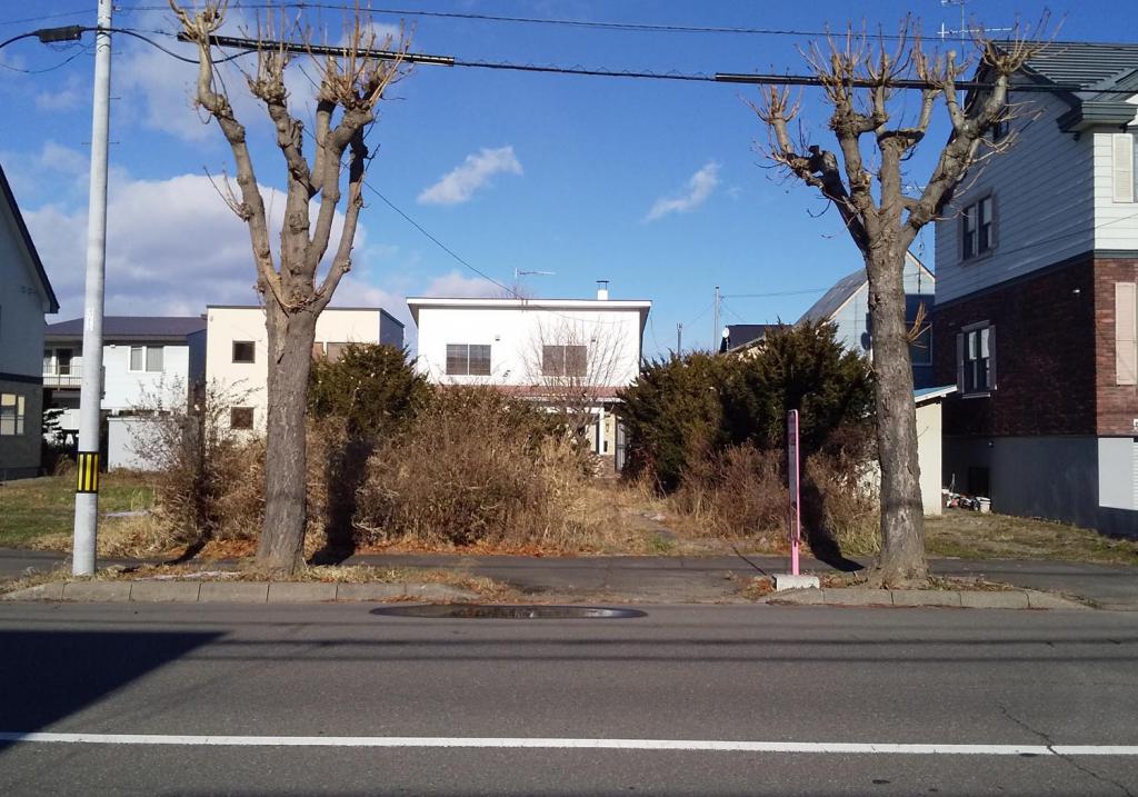 帯広市西10条南2丁目＊売地＊仲介　建築条件なし　建物解体引渡し条件