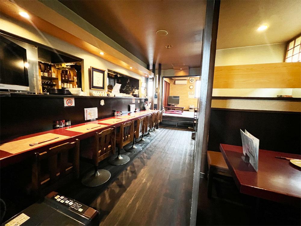 すぐに開店可能　広い駐車場付で11台可　居酒屋店舗兼住宅 内観