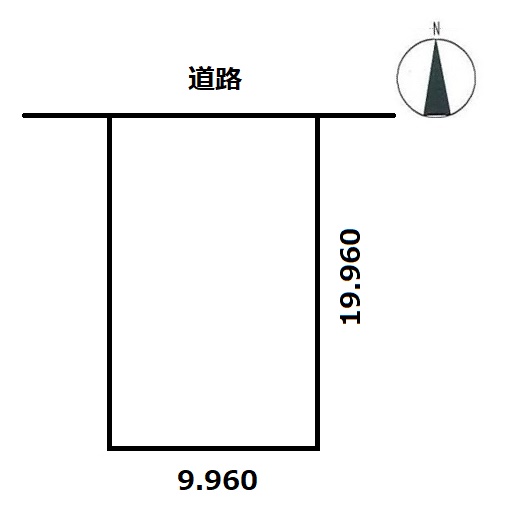 売地（帯広市南町南9線） 間取り