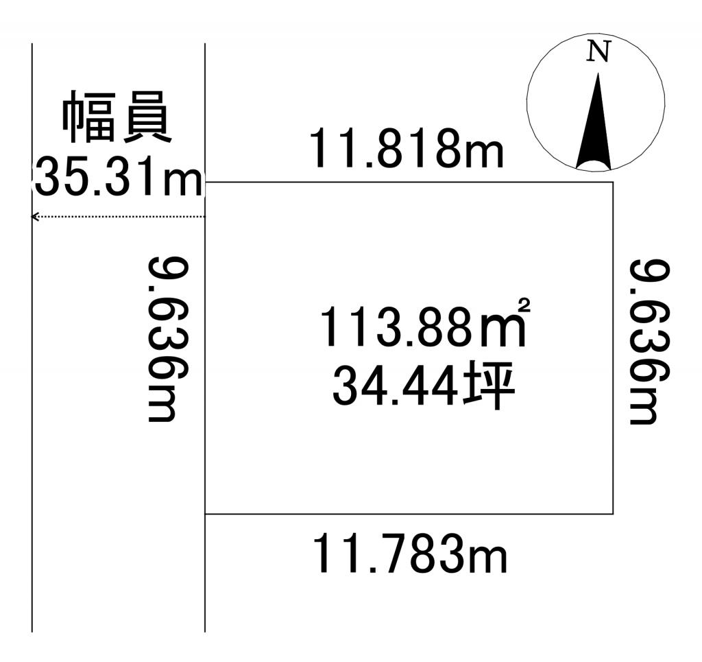 緑ケ丘3条通4＿土地 間取り