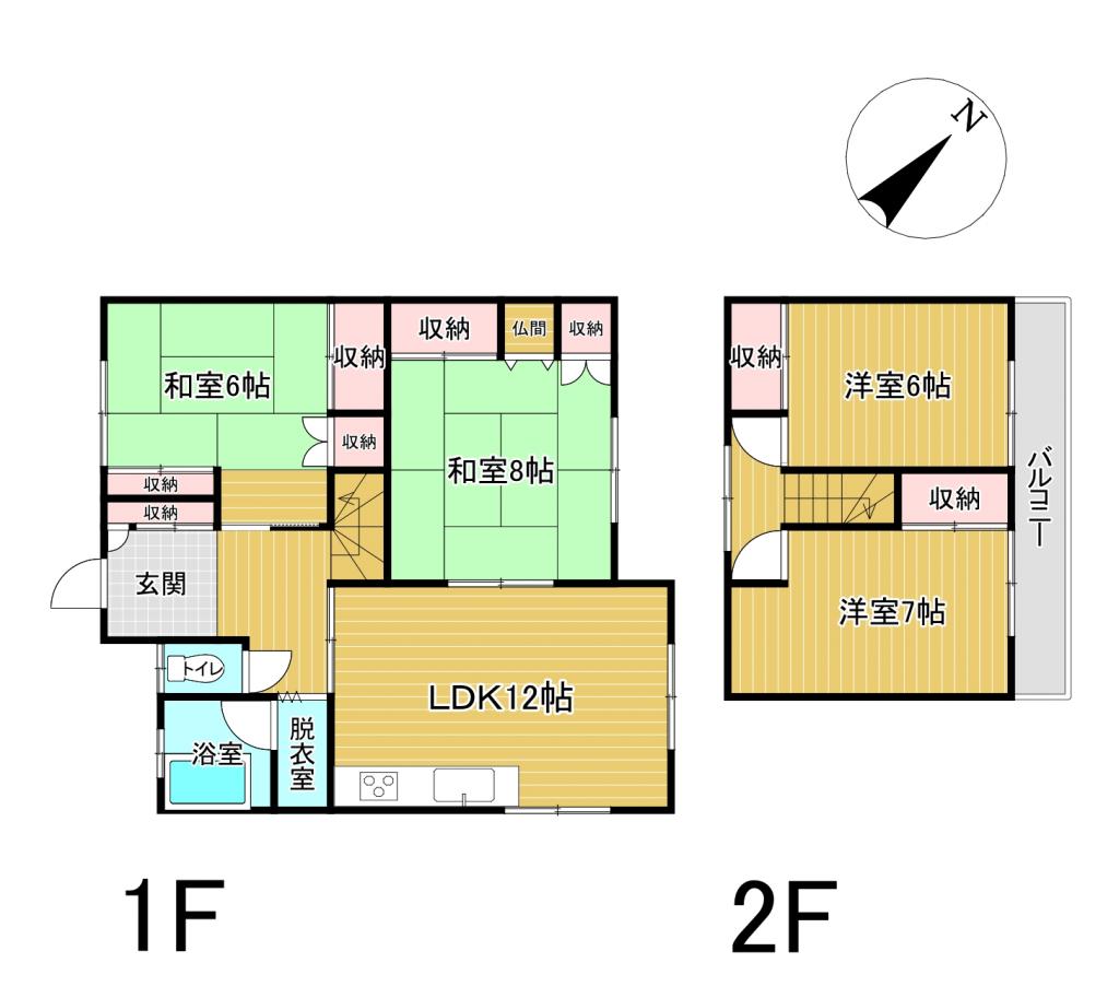 本別町南2＿中古住宅 間取り