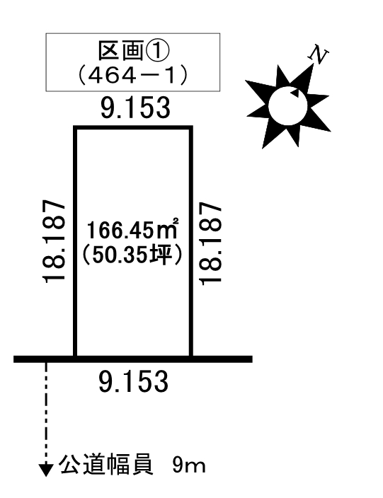 ♪南道路♪札内中央町＿土地① 間取り