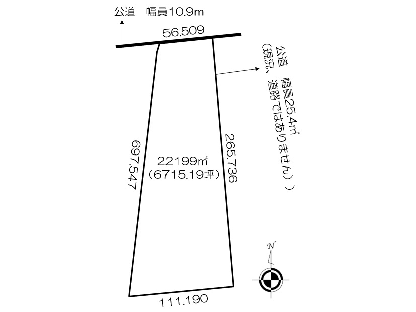 清水町熊牛　売土地 間取り