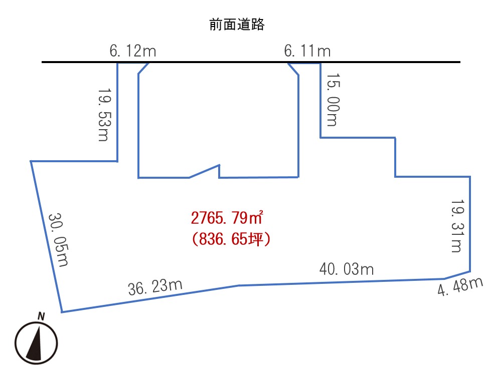 池田町西2条10丁目　売土地 間取り