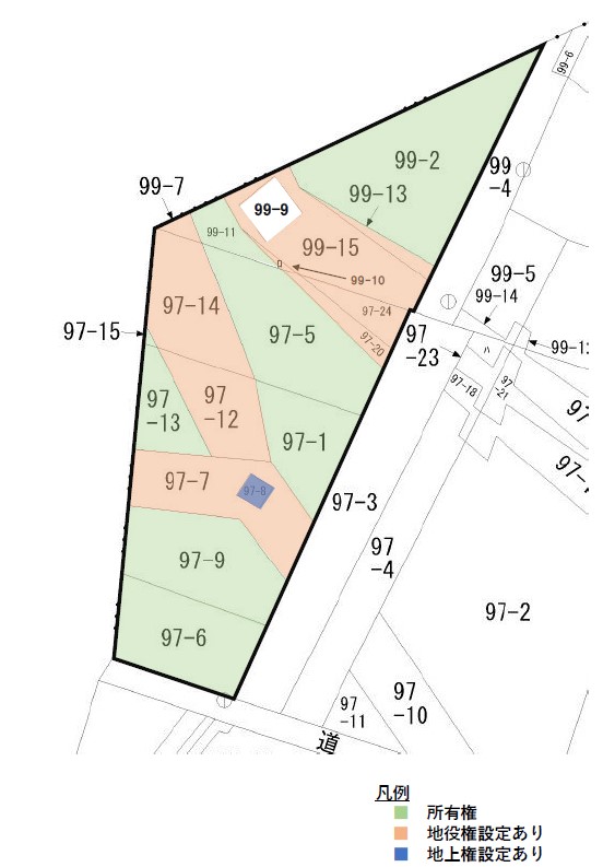 【商談中】新得町字屈足西1線　売土地（約6794坪） 間取り