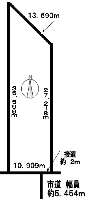 東6条南19丁目　売土地 間取り