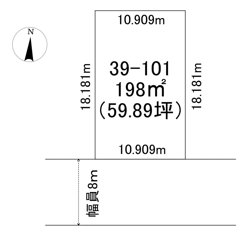 南の森西7丁目＿土地 間取り