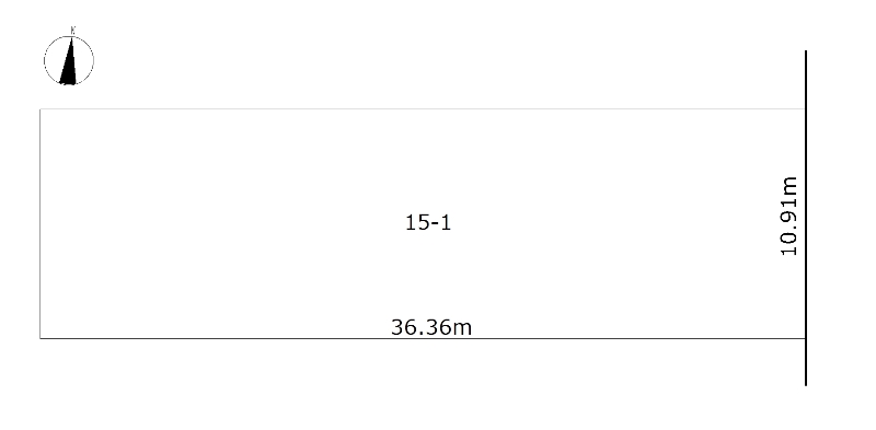 ＊大幅値下げ＊西３南２４ 土地＊建築条件なし  間取り