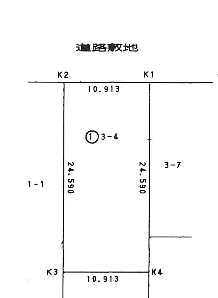 売土地(西7条南3丁目) 間取り