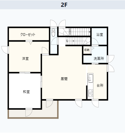 広尾郡大樹町日方　中古住宅 内観