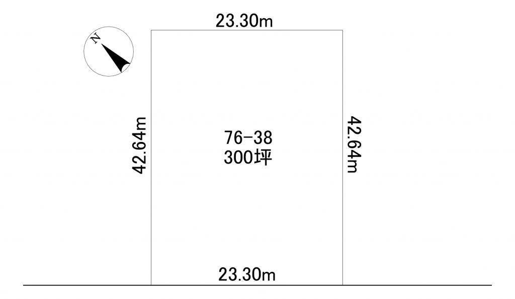 300坪♪大正町東＿土地 間取り
